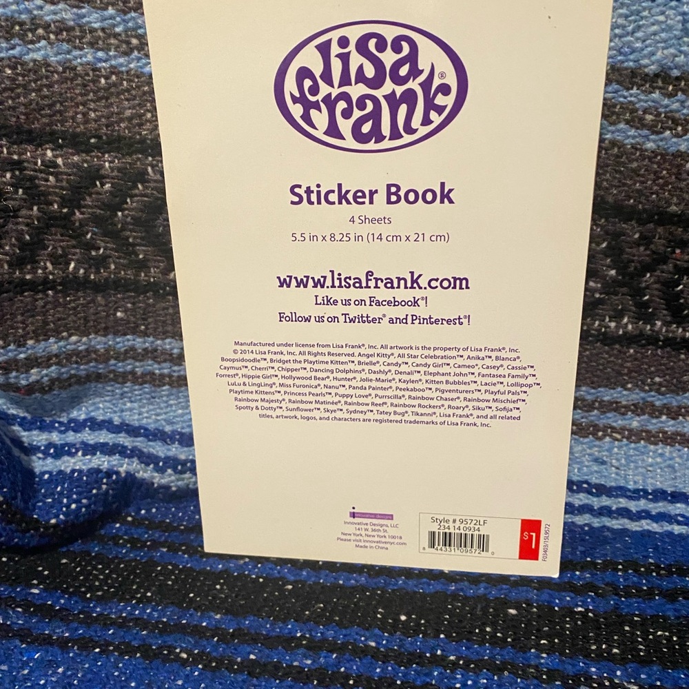 Lisa Frank Sticker Book - Picture 2 of 5